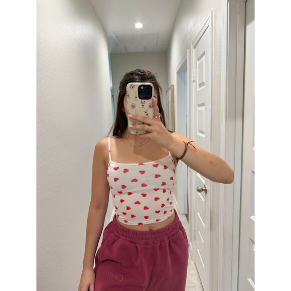 SKIMS Tops - Skims heart cropped cami tank - size Xs